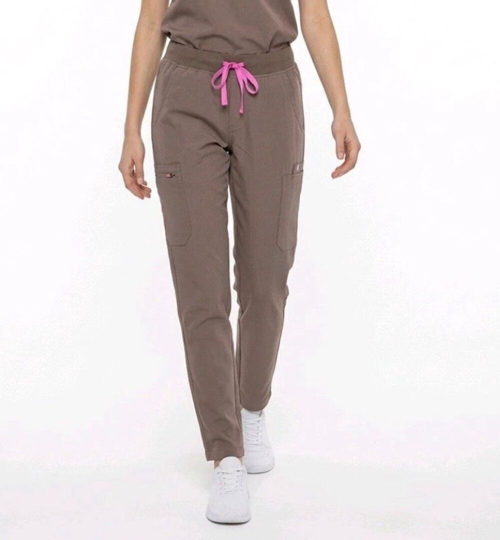 Figs NWT size XL Yola scrub pants Smokey Taupe